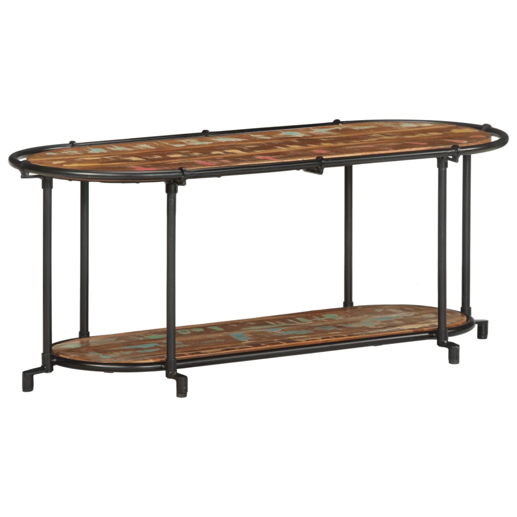 vidaXL Tv-meubel 200x42x40 cm massief gerecycled hout - Aashly