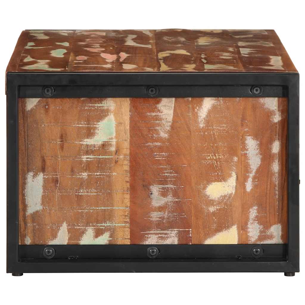 vidaXL Salontafel 90x50x36 cm massief ruw mangohout - Aashly