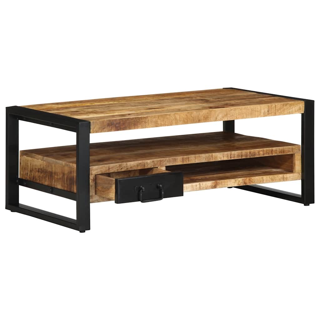 vidaXL Salontafel 90x50x36 cm massief gerecycled hout meerkleurig - Aashly