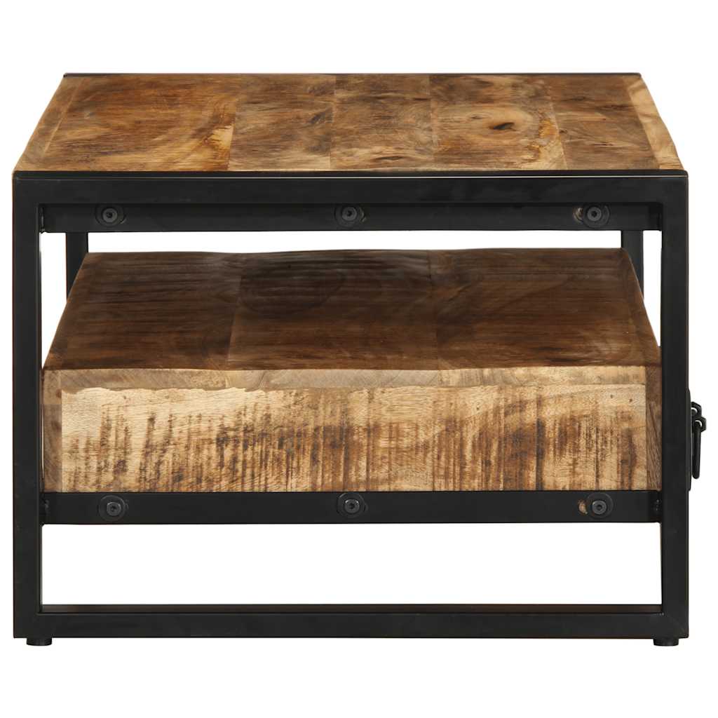 vidaXL Salontafel 90x50x36 cm massief gerecycled hout meerkleurig - Aashly