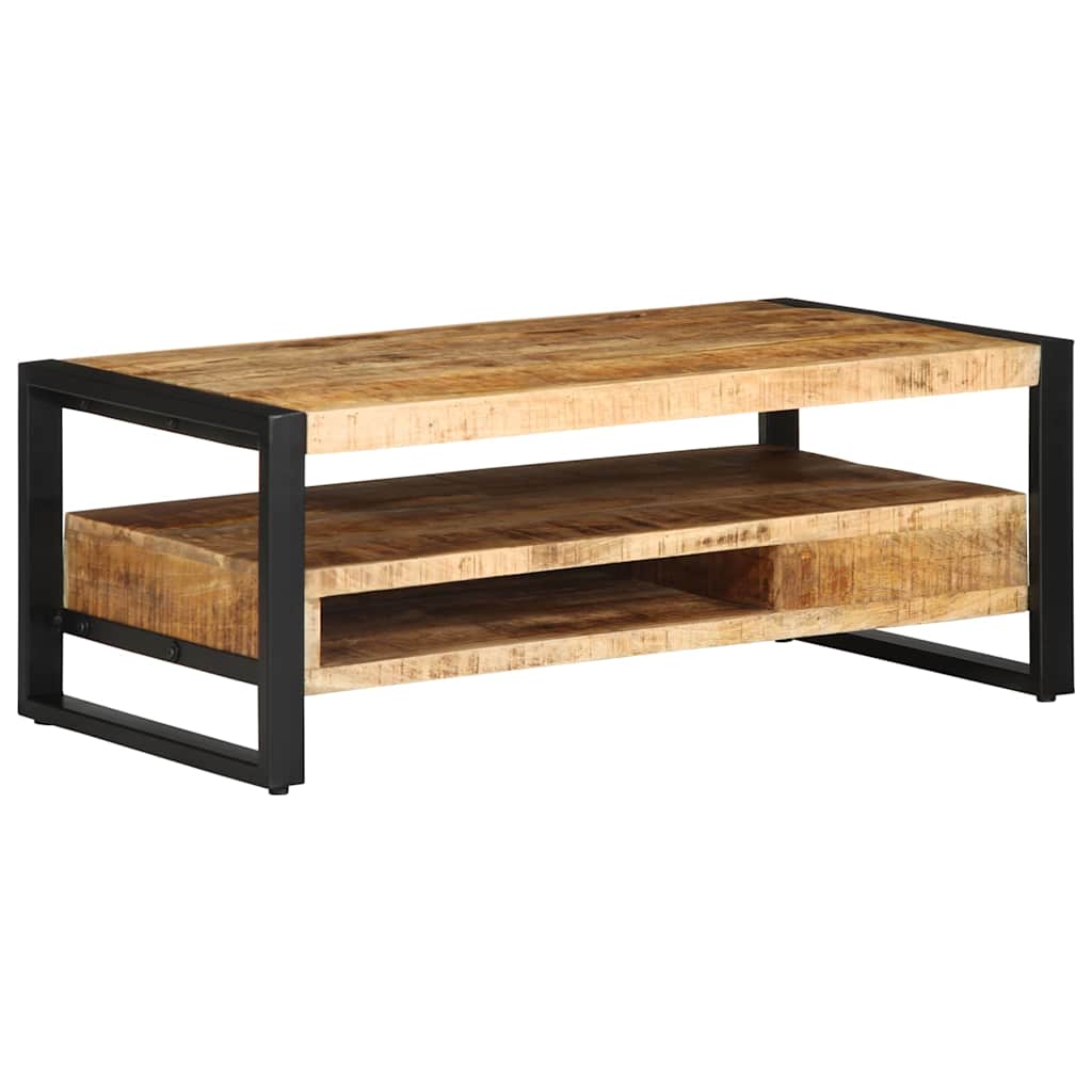 vidaXL Salontafel 90x50x36 cm massief gerecycled hout meerkleurig - Aashly