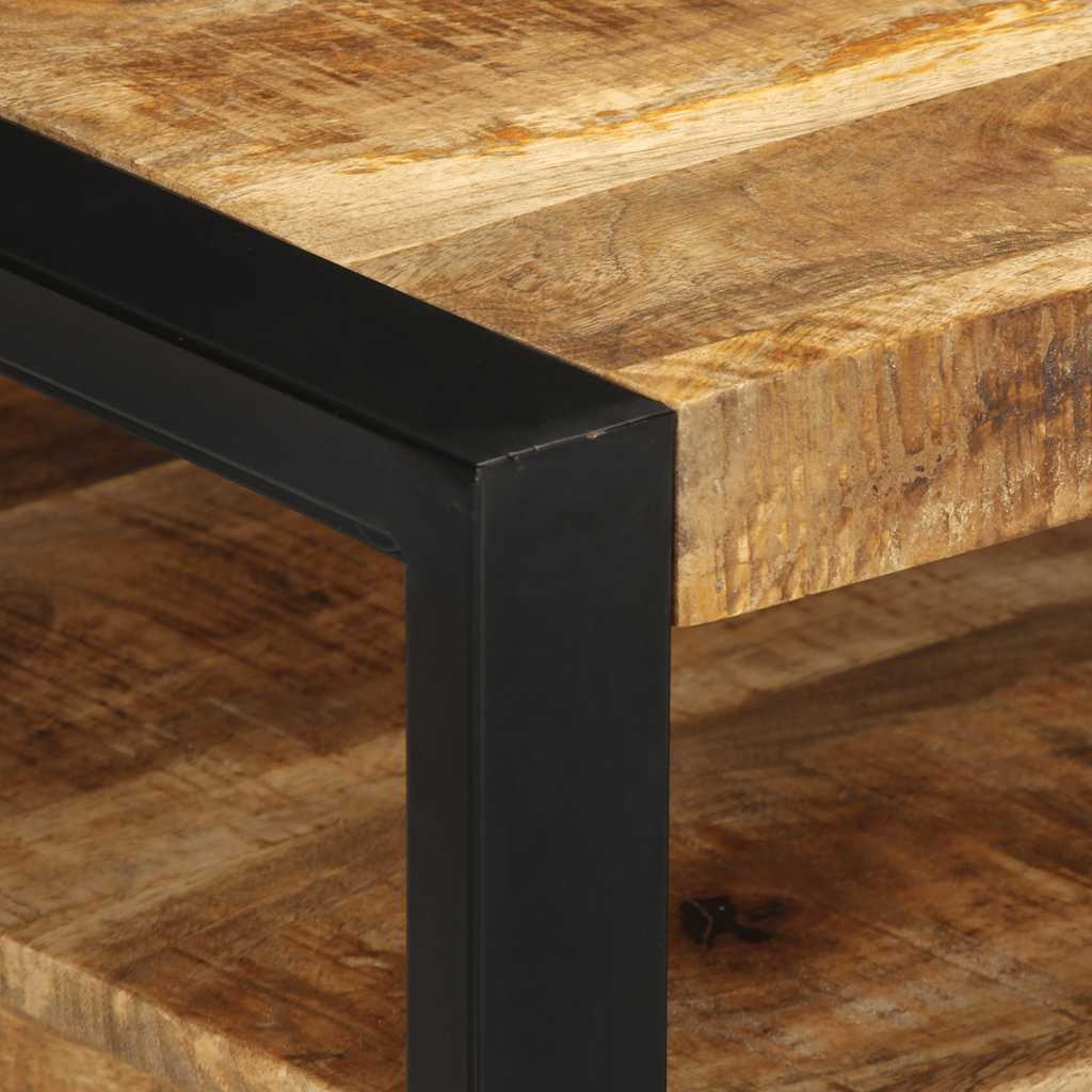 vidaXL Salontafel 90x50x36 cm massief gerecycled hout meerkleurig - Aashly