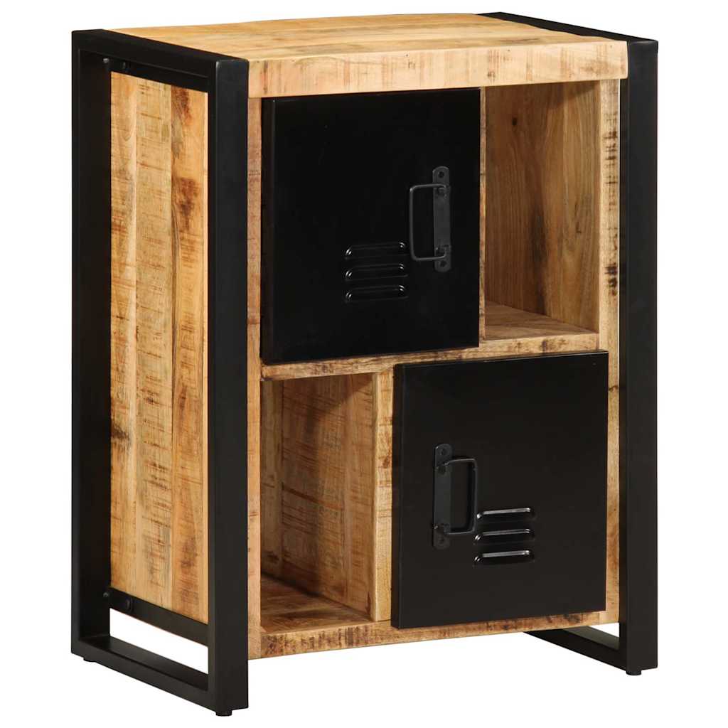 vidaXL Dressoir 55x35x70 cm massief ruw mangohout - Aashly