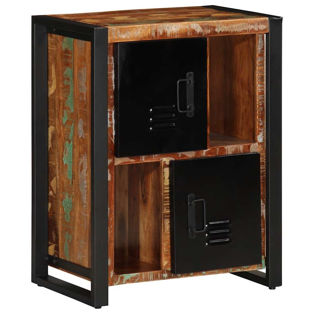 vidaXL Dressoir 55x35x70 cm massief ruw mangohout - Aashly