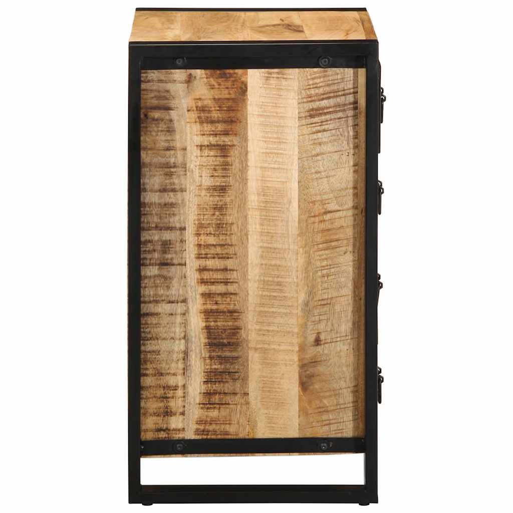 vidaXL Ladekast 40x40x75 cm massief ruw mangohout