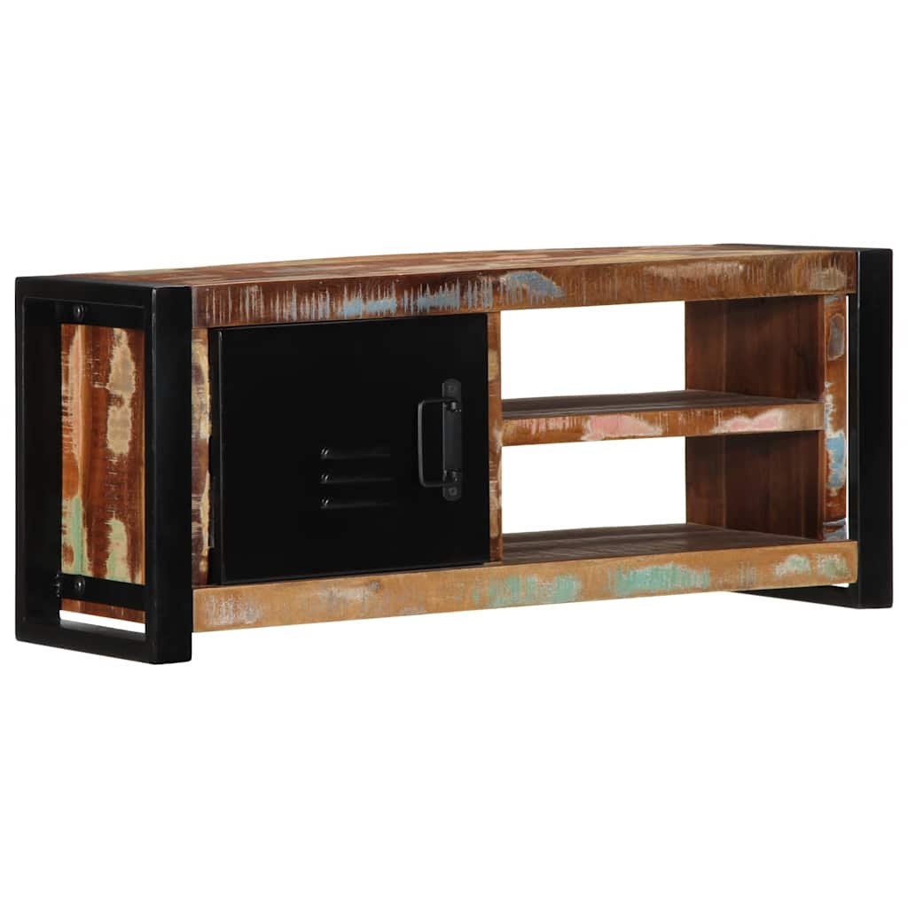 vidaXL Tv-meubel 80x30x35 cm massief ruw mangohout - Aashly