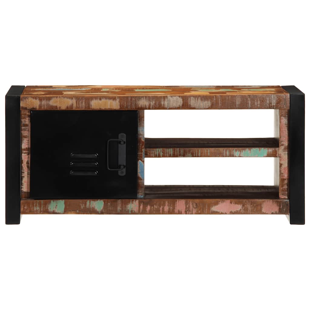 vidaXL Tv-meubel 80x30x35 cm massief ruw mangohout - Aashly
