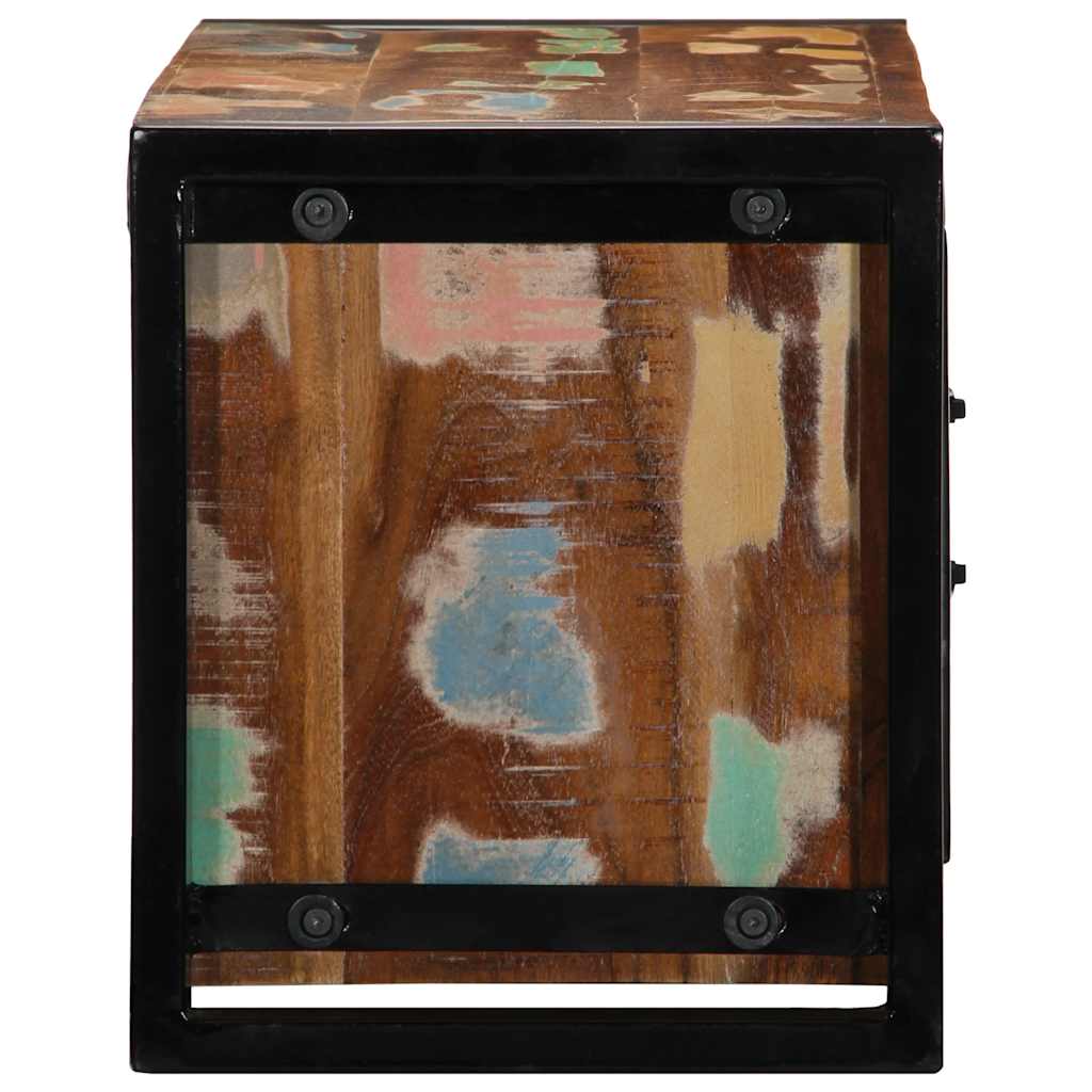vidaXL Tv-meubel 80x30x35 cm massief ruw mangohout - Aashly