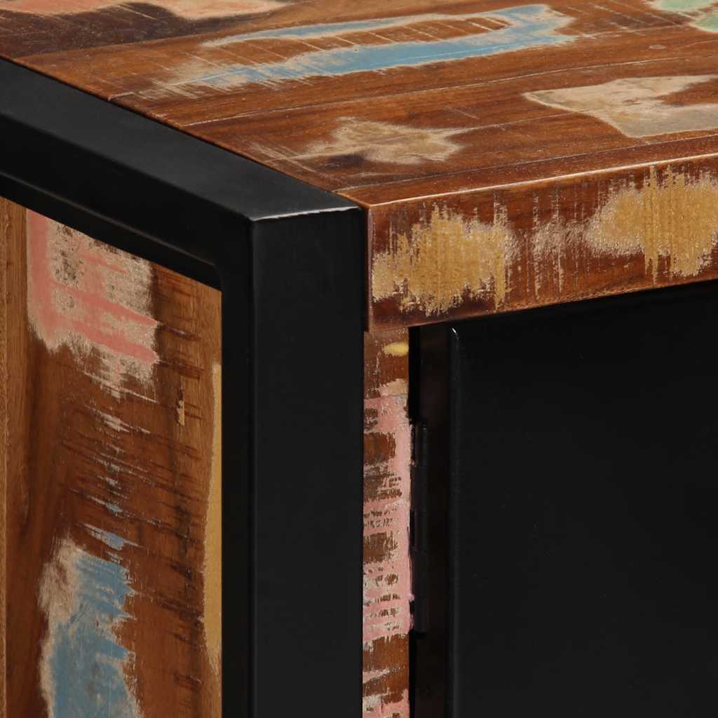 vidaXL Tv-meubel 80x30x35 cm massief ruw mangohout - Aashly