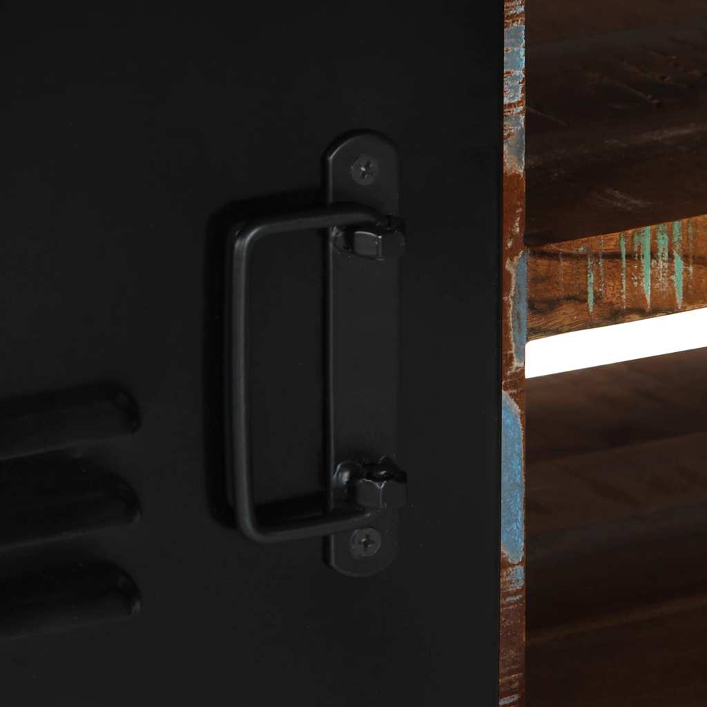 vidaXL Tv-meubel 80x30x35 cm massief ruw mangohout - Aashly