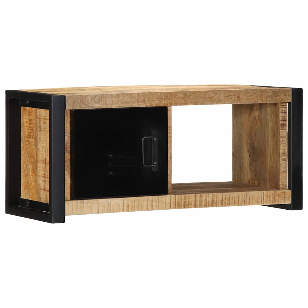 vidaXL Tv-meubel 80x30x35 cm massief ruw mangohout