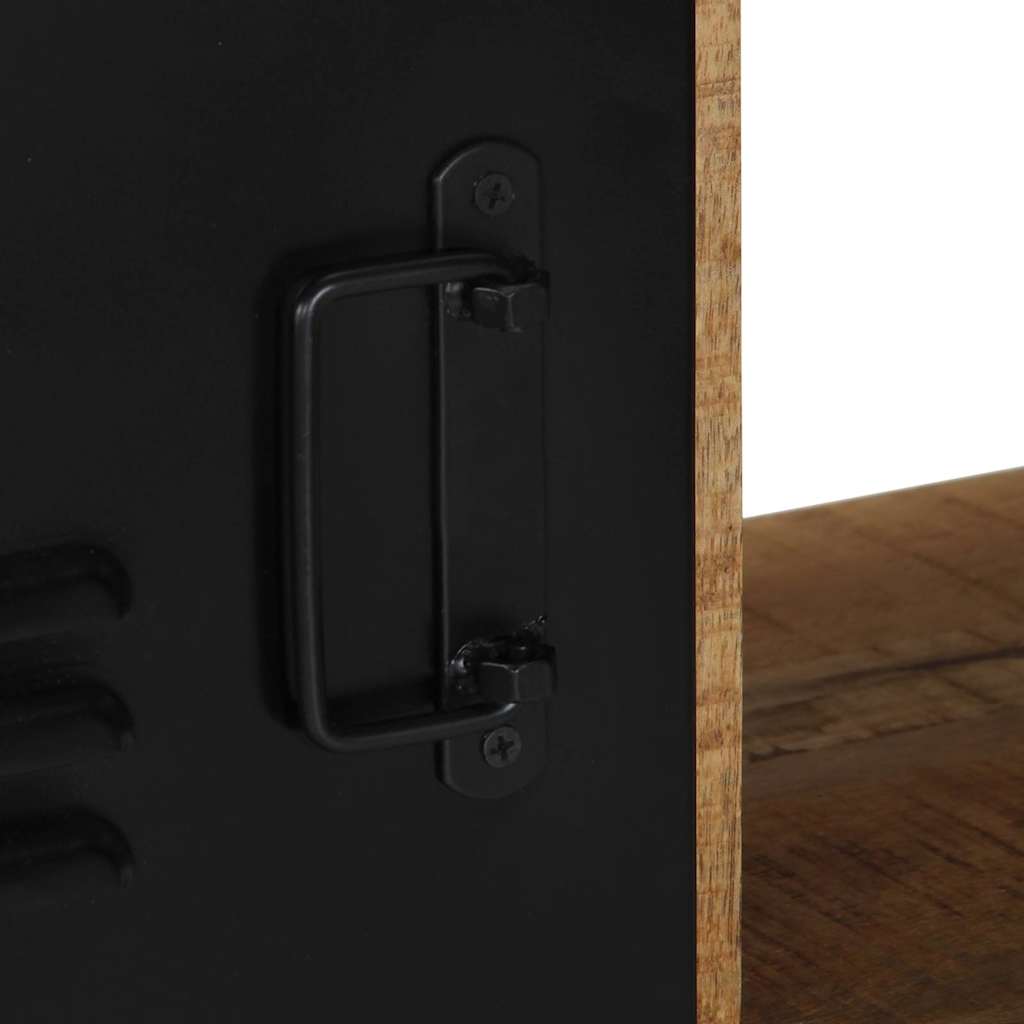 vidaXL Tv-meubel 80x30x35 cm massief ruw mangohout