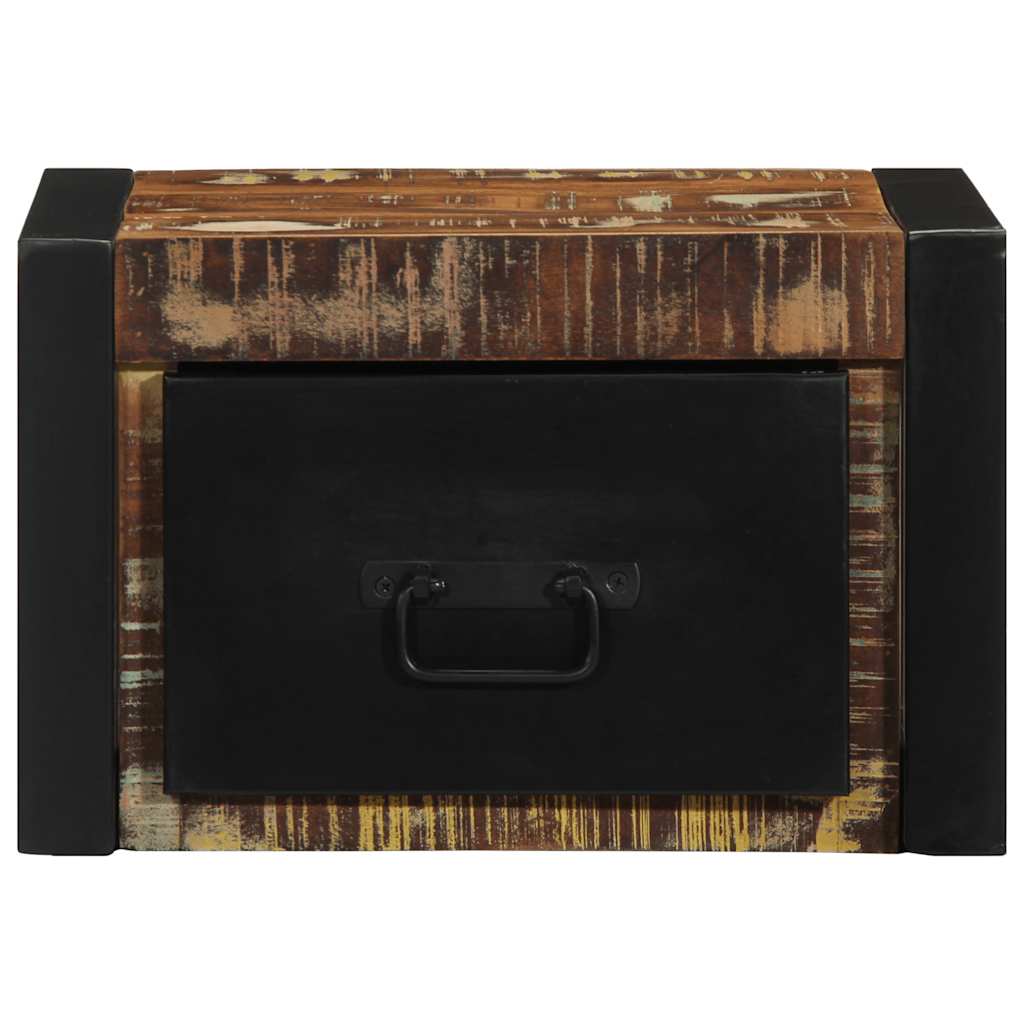vidaXL Nachtkastje 40x35x25 cm massief ruw mangohout - Aashly