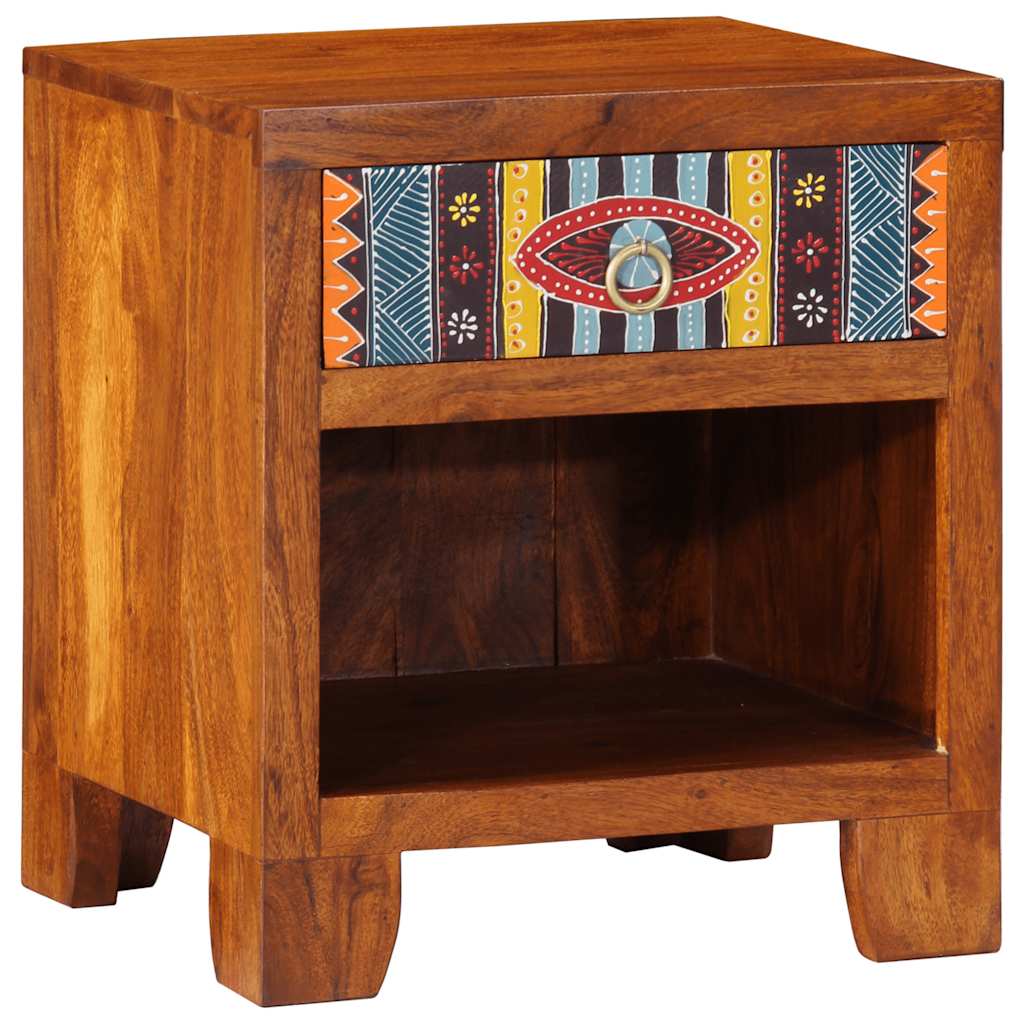vidaXL Nachtkastje 2 st 40x40x36 cm massief acaciahout - Aashly