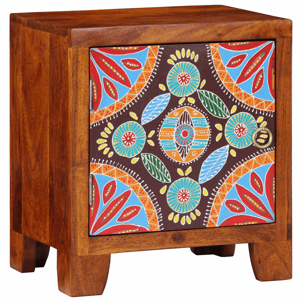 vidaXL Nachtkastje 2 st 40x30x45 cm massief acaciahout - Aashly