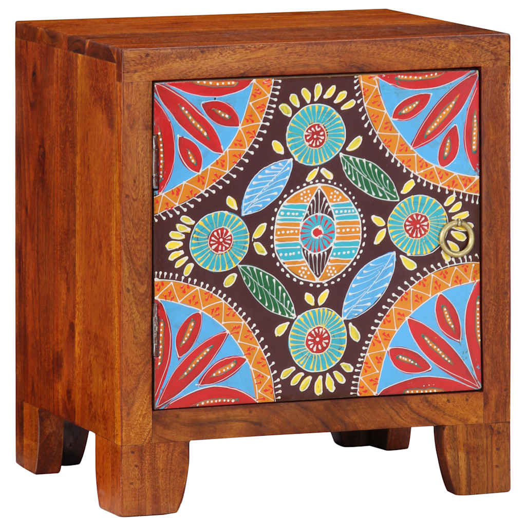 vidaXL Nachtkastje 2 st 40x30x45 cm massief acaciahout - Aashly