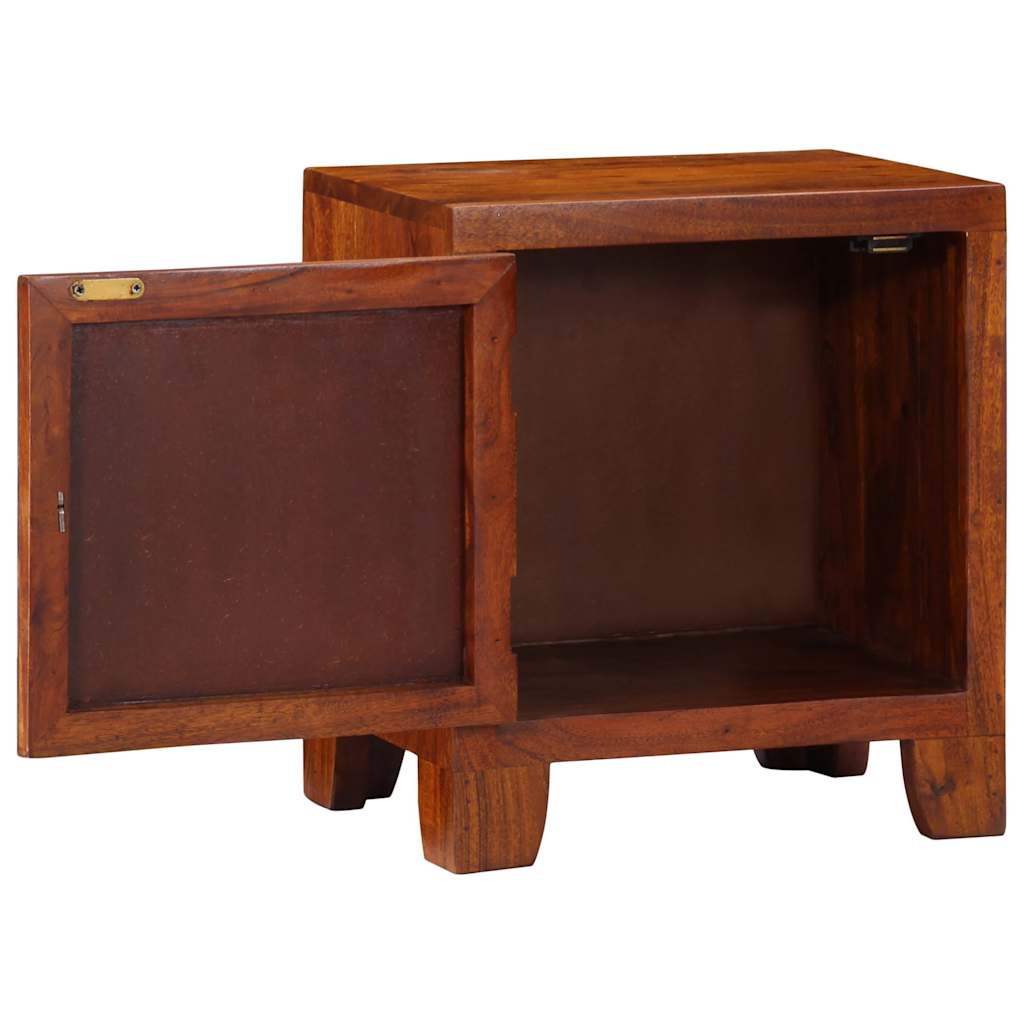 vidaXL Nachtkastje 2 st 40x30x45 cm massief acaciahout - Aashly