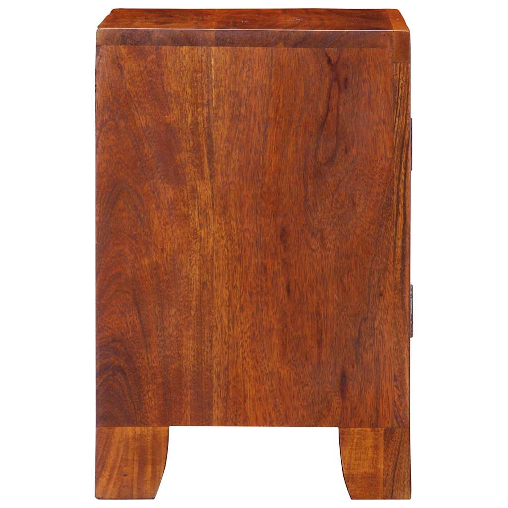 vidaXL Nachtkastje 2 st 40x30x45 cm massief acaciahout - Aashly