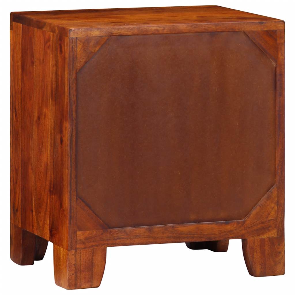 vidaXL Nachtkastje 2 st 40x30x45 cm massief acaciahout - Aashly