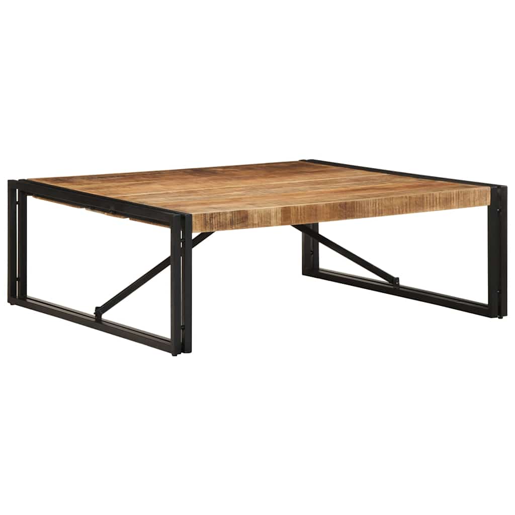 vidaXL Salontafel 100x100x35 cm massief gerecycled hout meerkleurig - Aashly