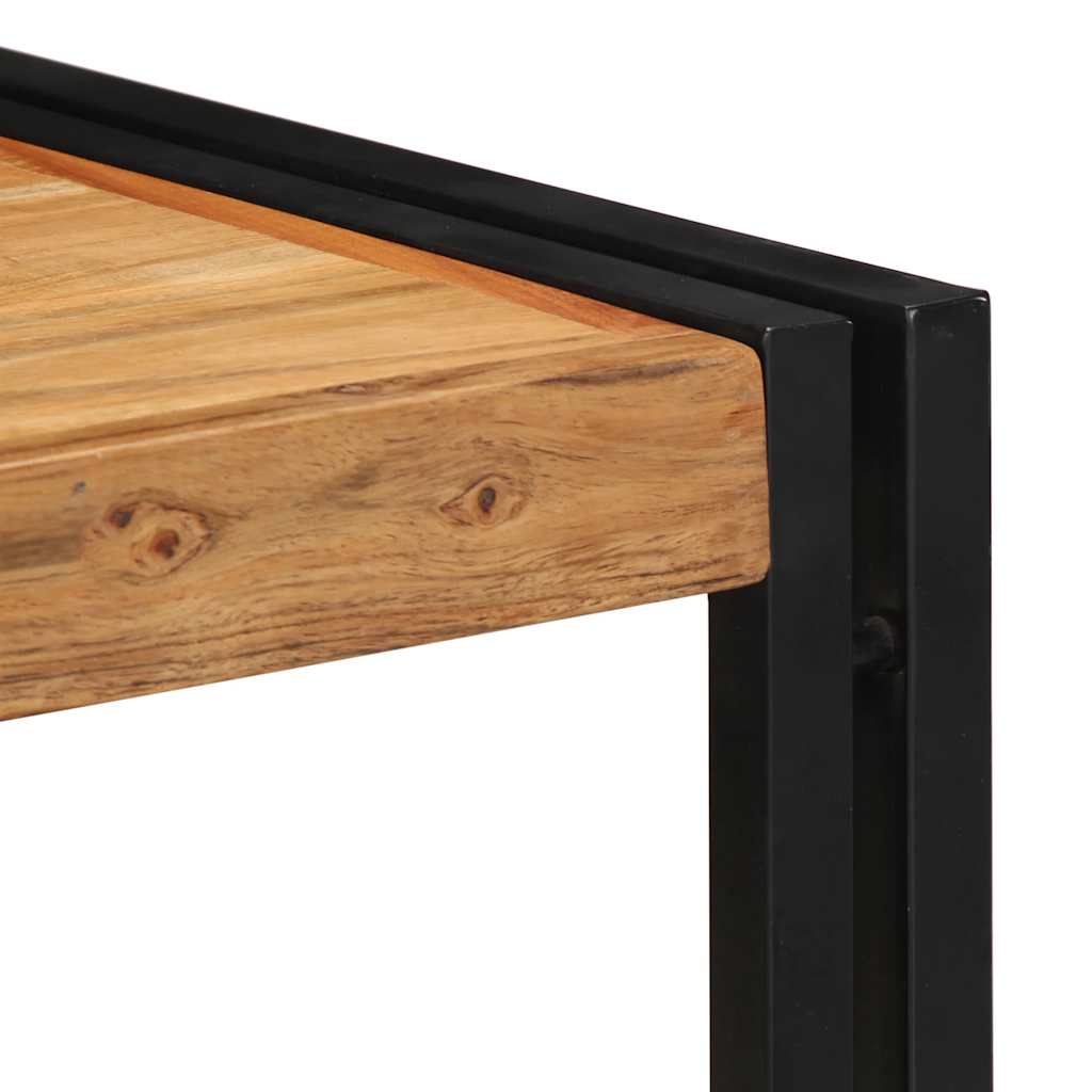 vidaXL Salontafel 100x100x35 cm massief gerecycled hout meerkleurig - Aashly