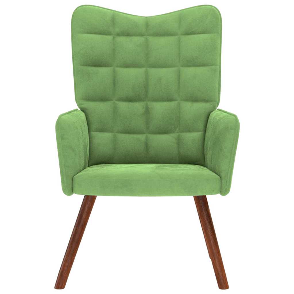 vidaXL Relaxstoel fluweel wijnrood - Aashly