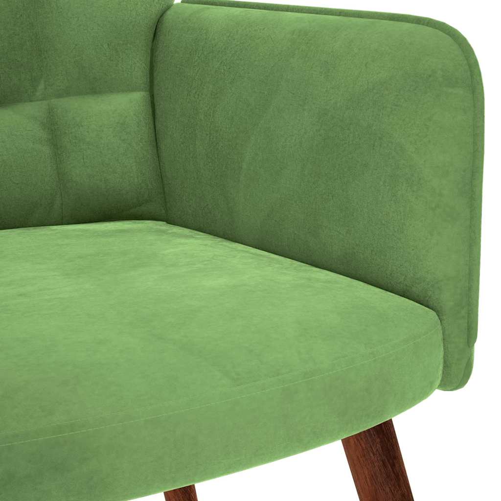 vidaXL Relaxstoel fluweel wijnrood - Aashly
