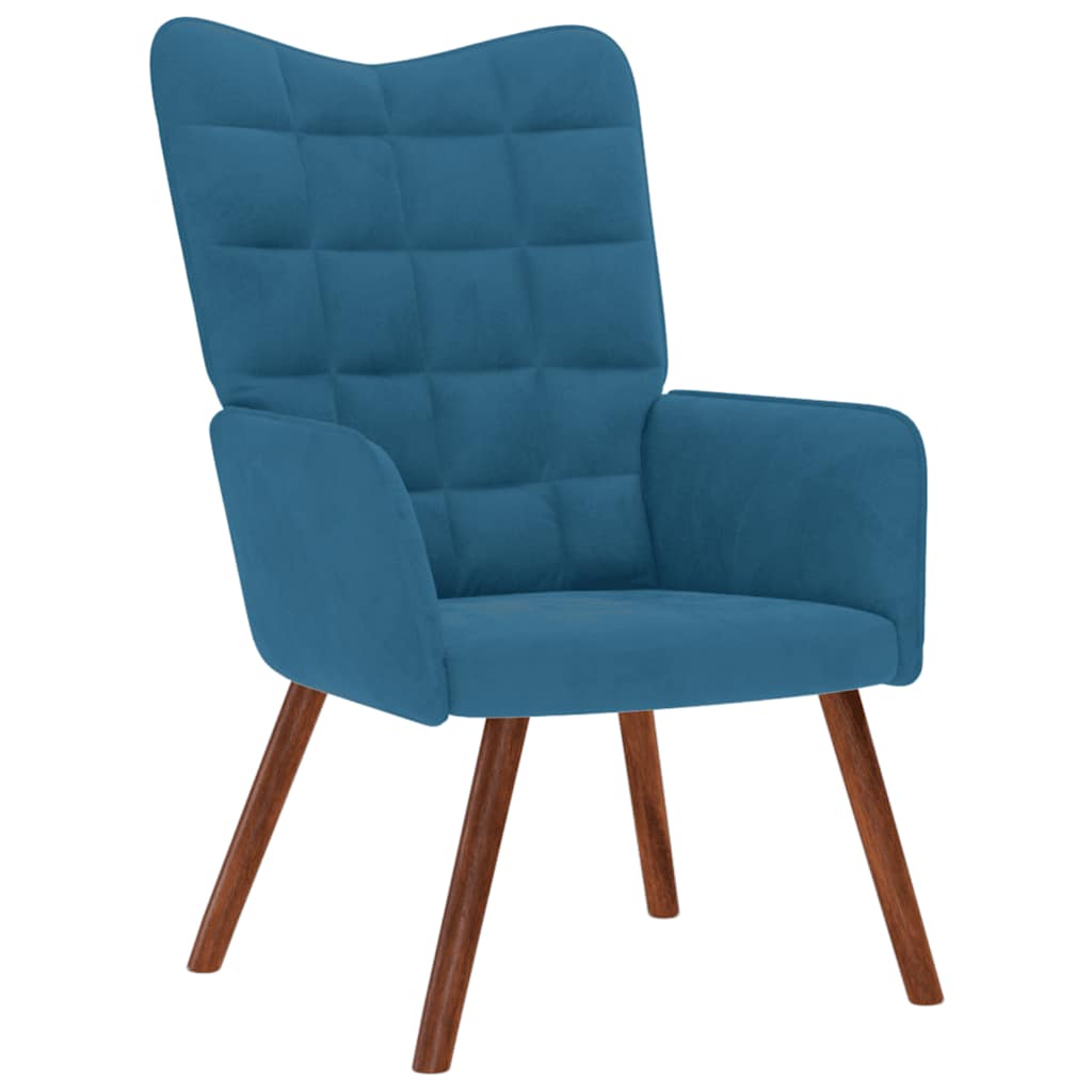 vidaXL Relaxstoel fluweel wijnrood - Aashly