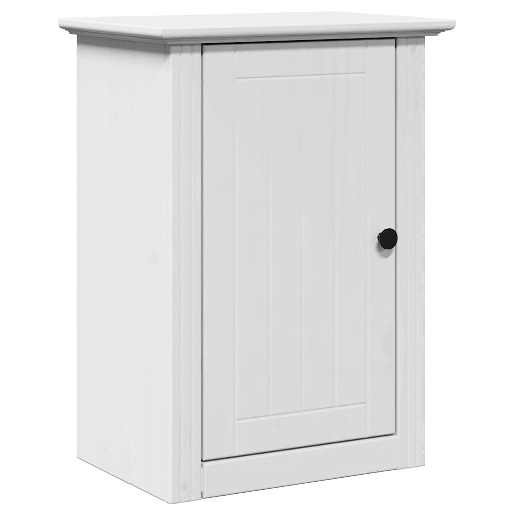 vidaXL Badkamerwandkast BODO 44x30x60 cm wit en bruin - Aashly
