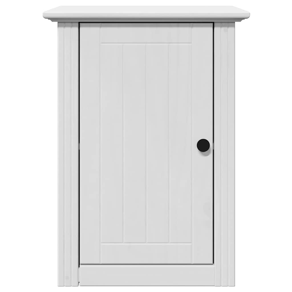 vidaXL Badkamerwandkast BODO 44x30x60 cm wit en bruin - Aashly
