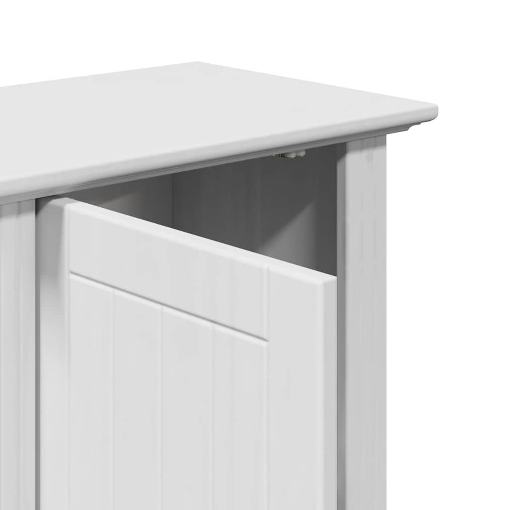 vidaXL Badkamerwandkast BODO 44x30x60 cm wit en bruin - Aashly