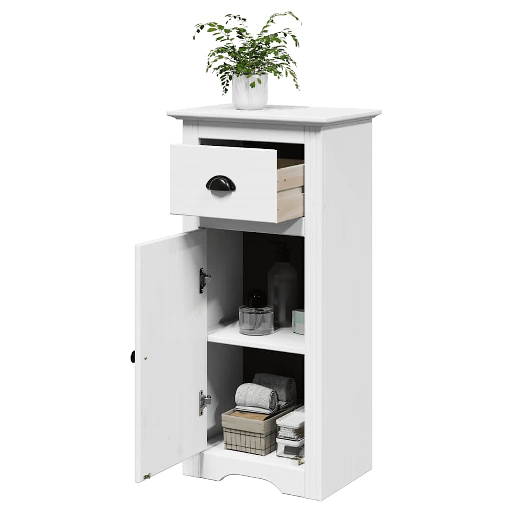 vidaXL Badkamerkast BODO 44x30x90 cm wit - Aashly