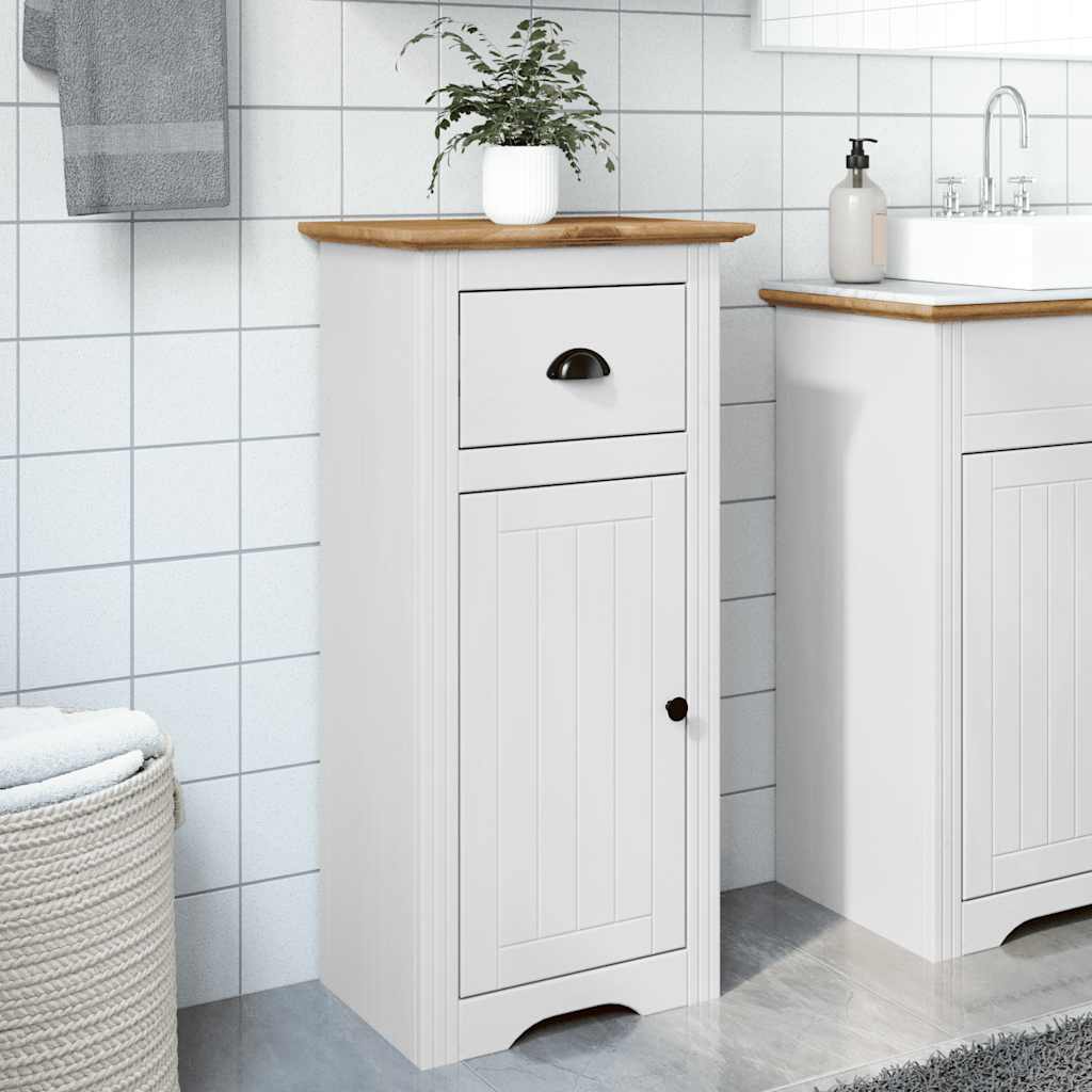 vidaXL Badkamerkast BODO 44x30x90 cm wit - Aashly