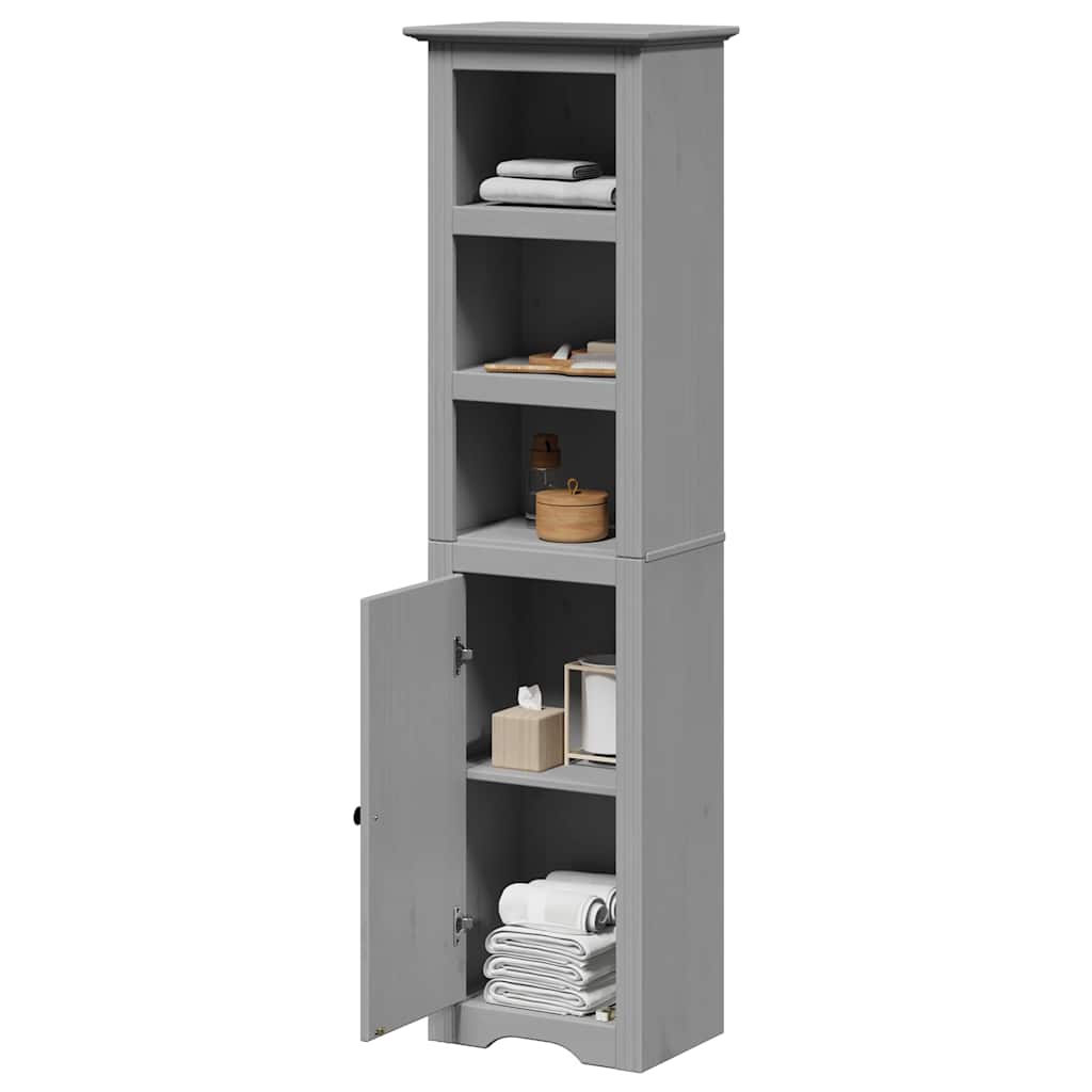 vidaXL Badkamerkast BODO 44x30x160 cm grijs - Aashly