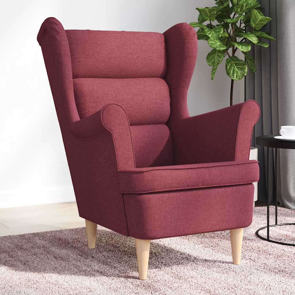 vidaXL Fauteuil 74x84x100 cm stof zwart - Aashly
