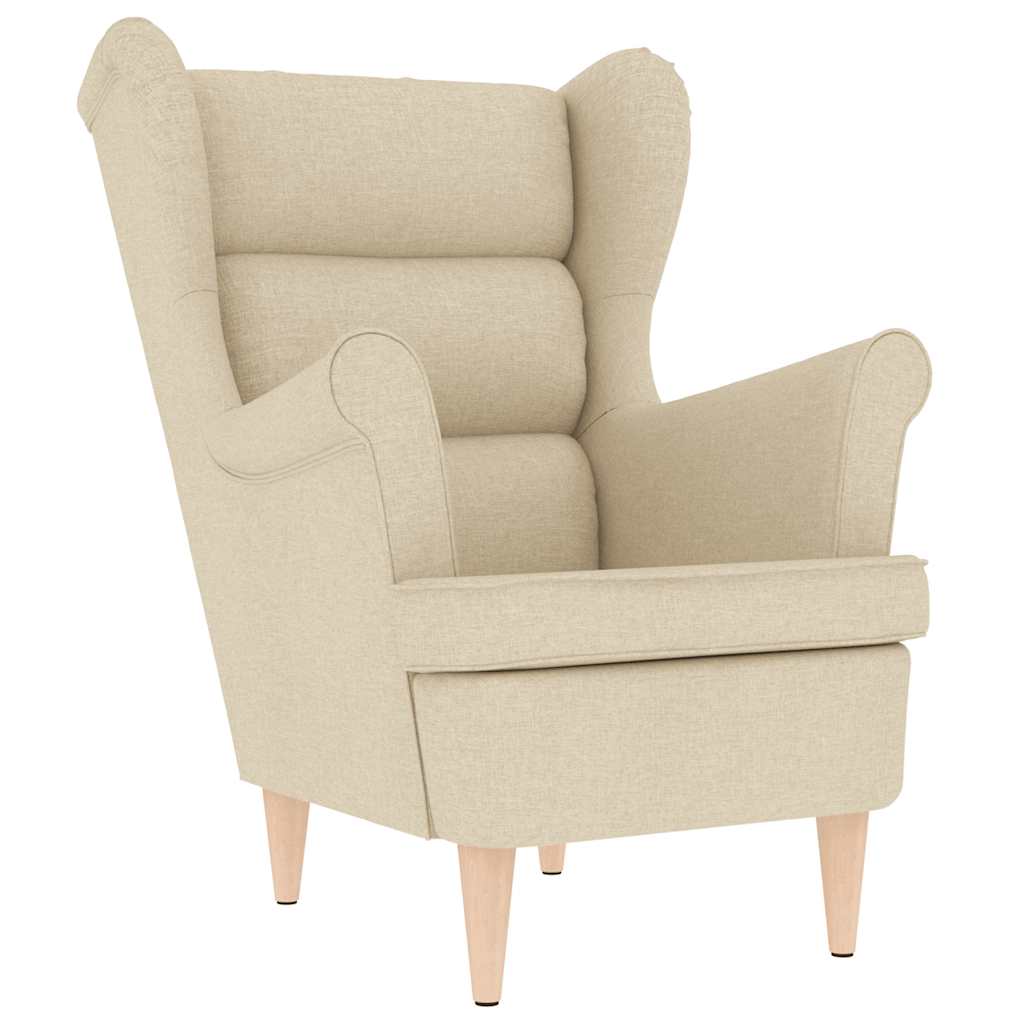 vidaXL Fauteuil 74x84x100 cm stof zwart - Aashly