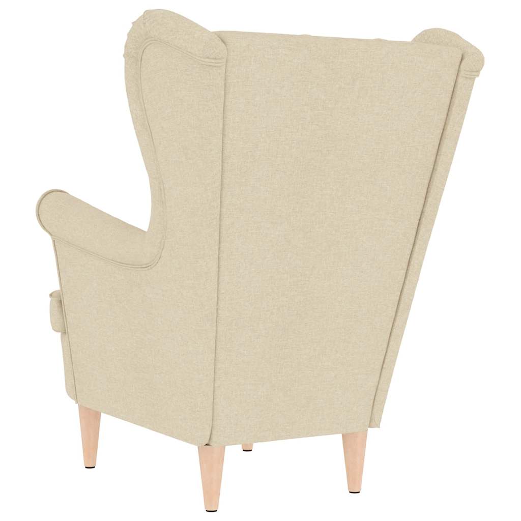 vidaXL Fauteuil 74x84x100 cm stof zwart - Aashly