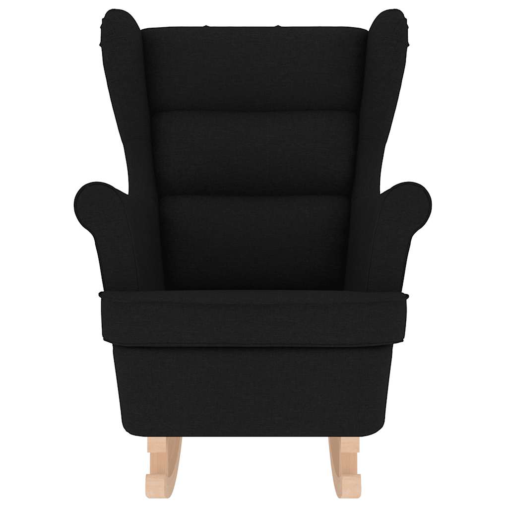 vidaXL Schommelstoel 74x90x102 cm stof lichtgrijs - Aashly