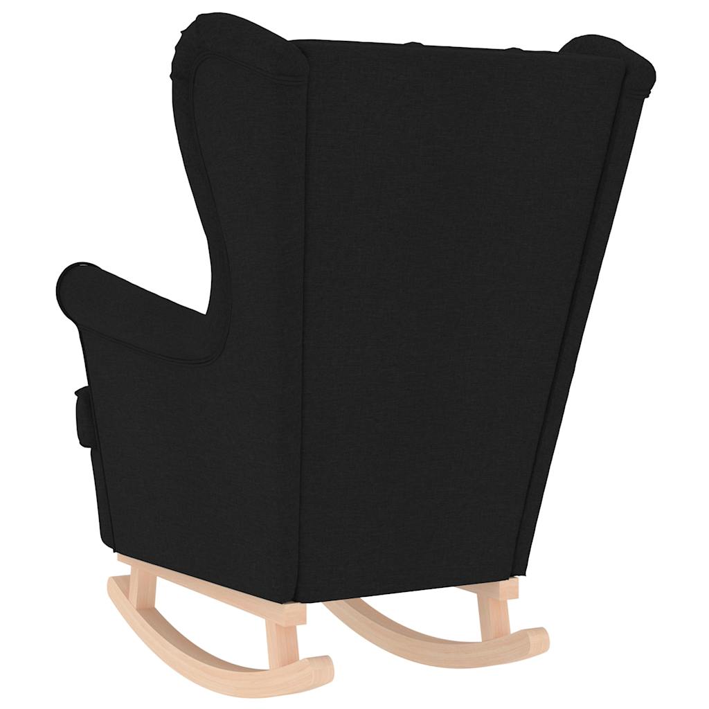 vidaXL Schommelstoel 74x90x102 cm stof lichtgrijs - Aashly