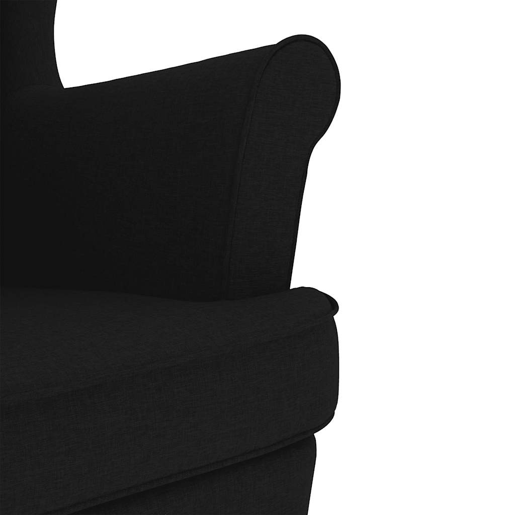 vidaXL Schommelstoel 74x90x102 cm stof lichtgrijs - Aashly