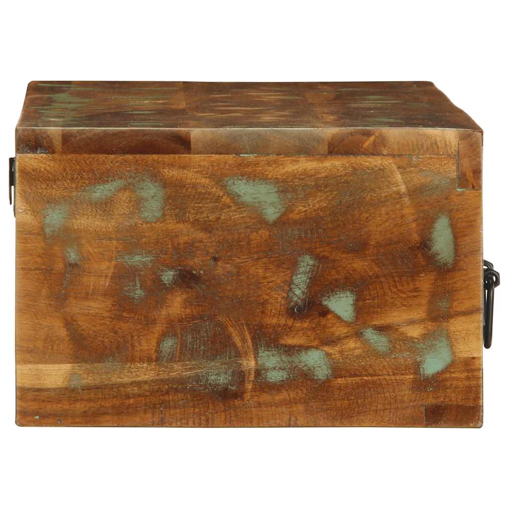 vidaXL Tv-meubel wandmontage 100x30x19 cm massief ruw mangohout - Aashly