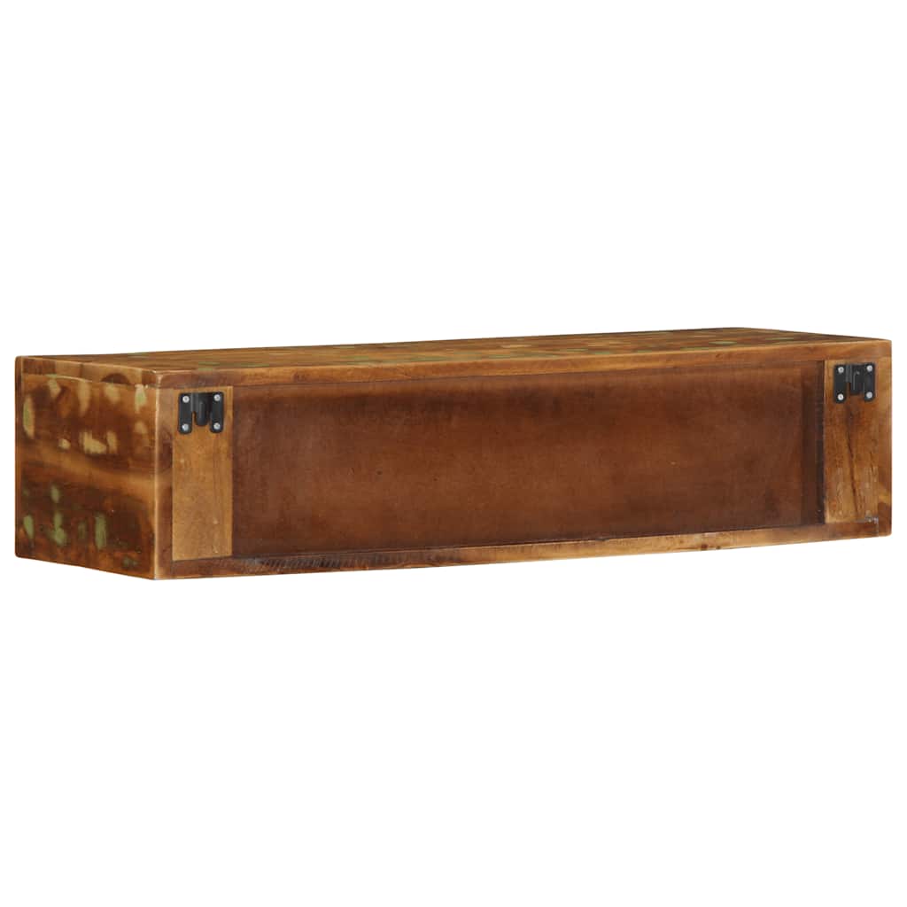 vidaXL Tv-meubel wandmontage 100x30x19 cm massief ruw mangohout - Aashly