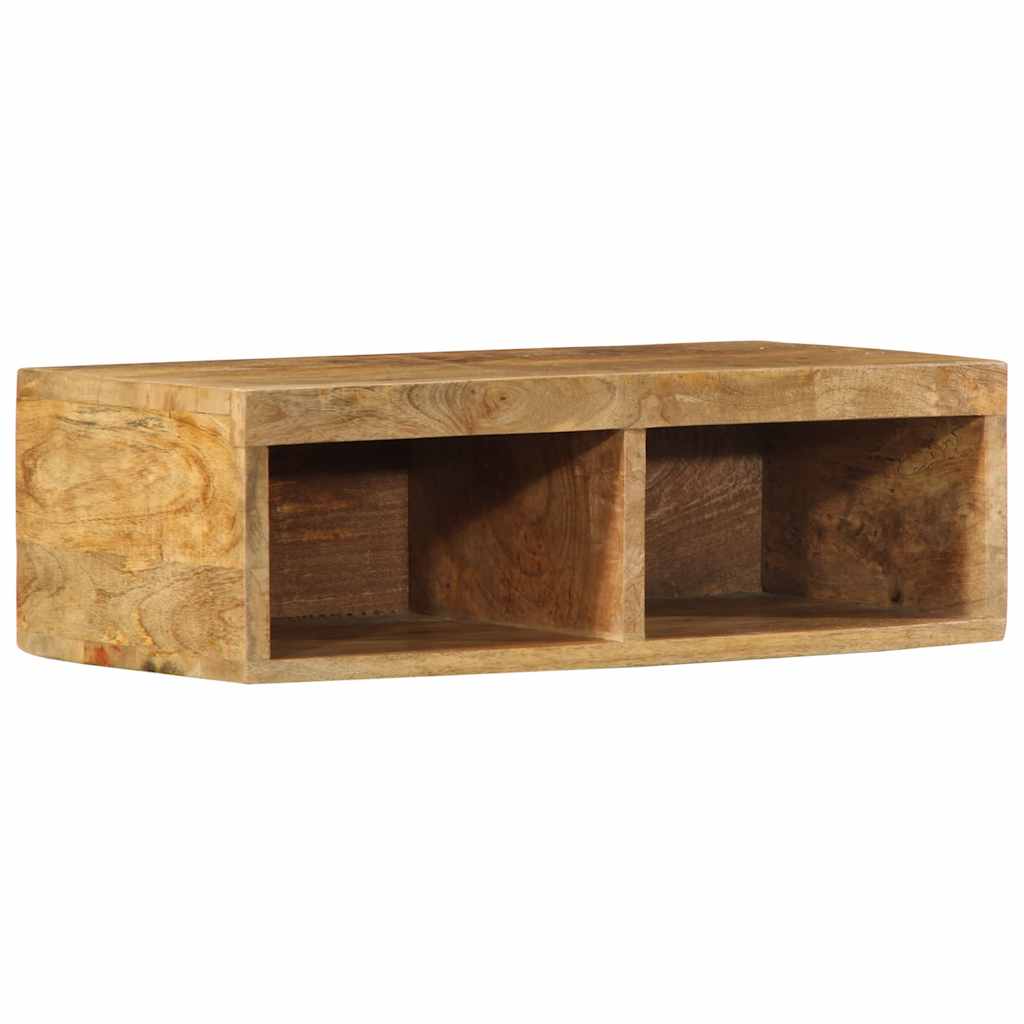 vidaXL Tv-meubel wandmontage 100x30x19 cm massief ruw mangohout - Aashly