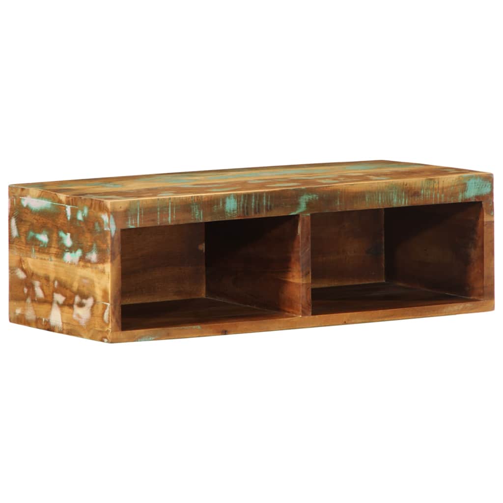 vidaXL Tv-meubel wandmontage 100x30x19 cm massief ruw mangohout - Aashly