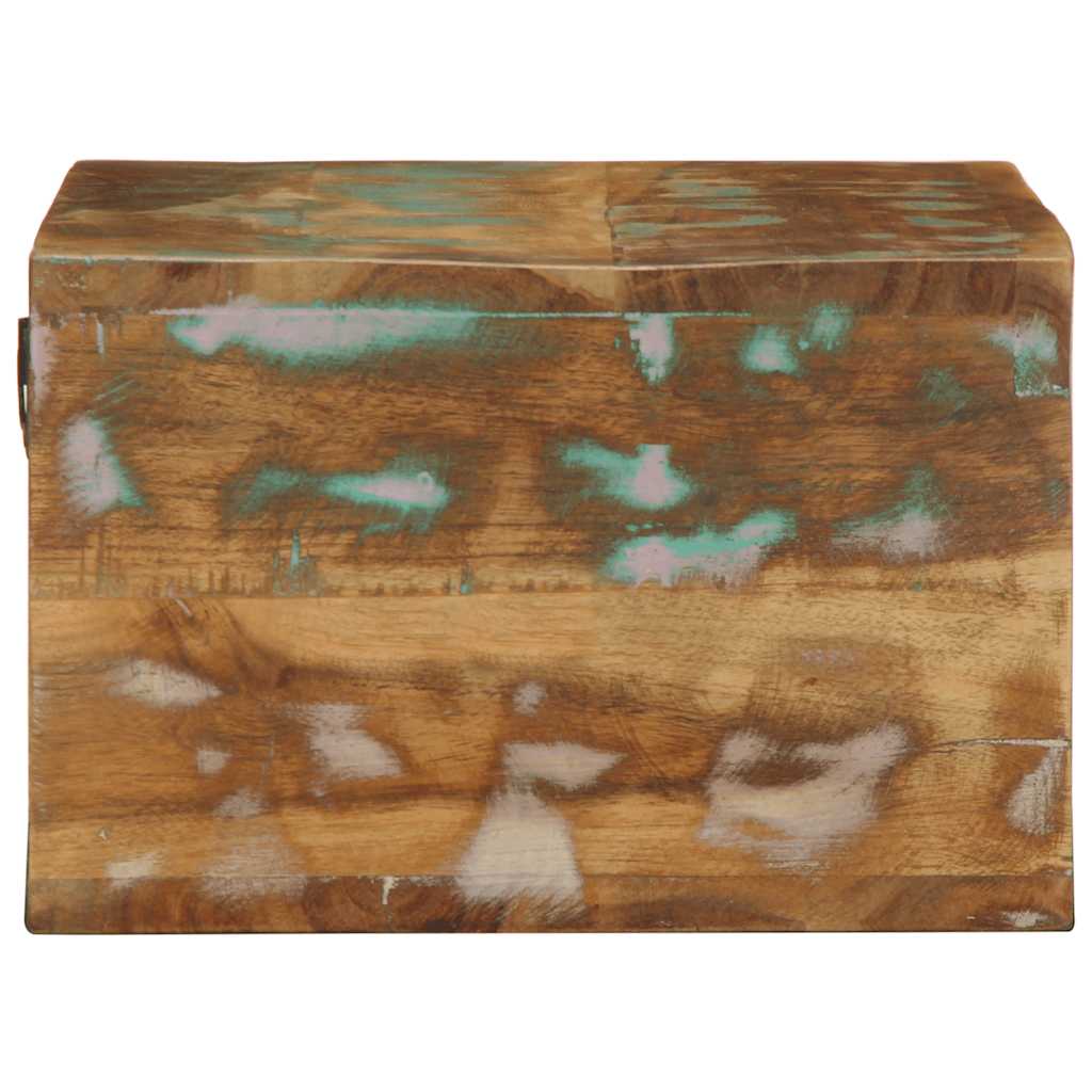 vidaXL Tv-meubel wandmontage 100x30x19 cm massief ruw mangohout - Aashly