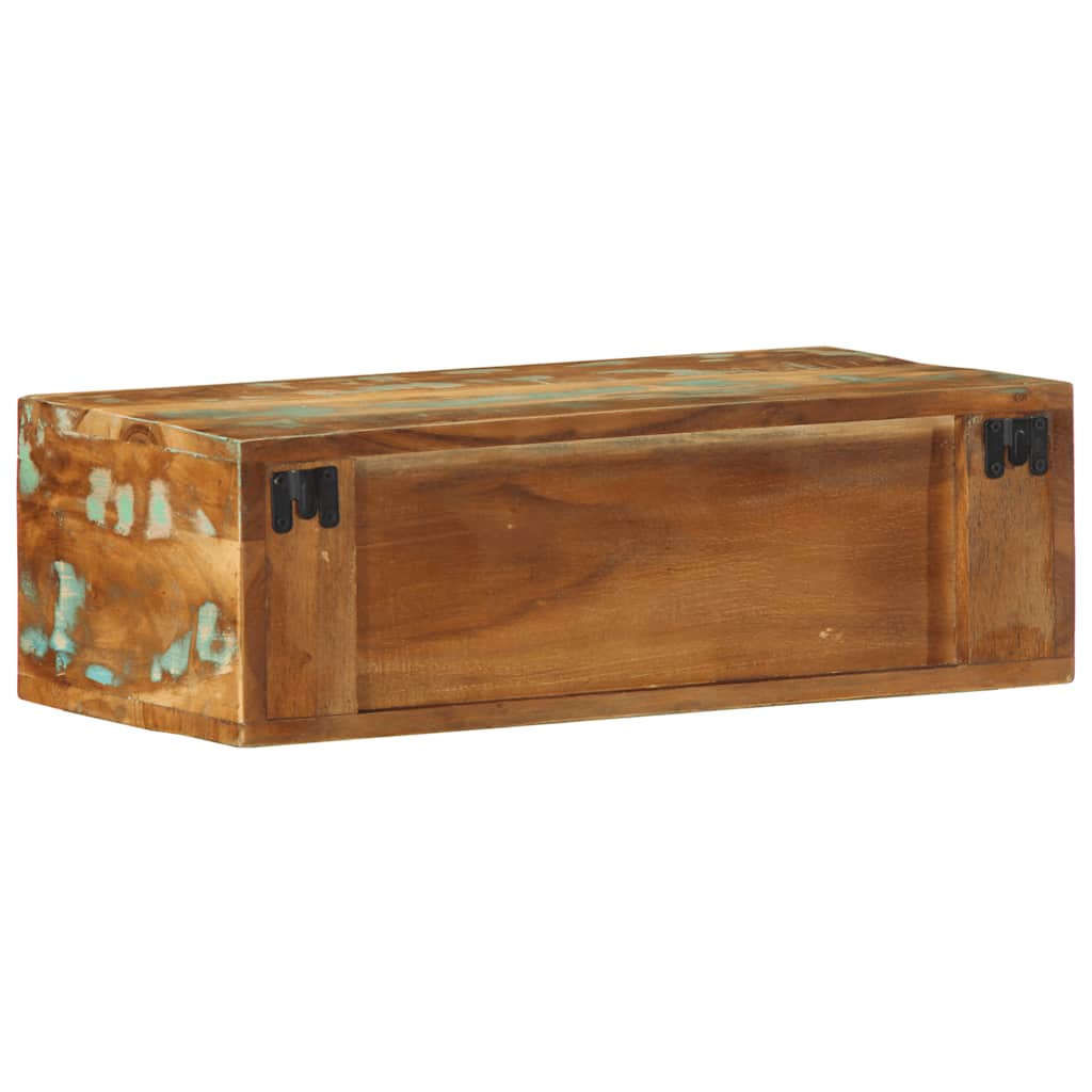 vidaXL Tv-meubel wandmontage 100x30x19 cm massief ruw mangohout - Aashly