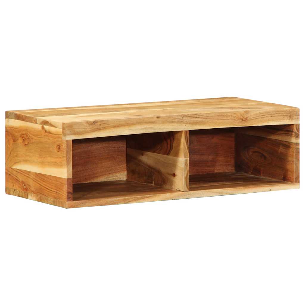 vidaXL Tv-meubel wandmontage 100x30x19 cm massief ruw mangohout - Aashly