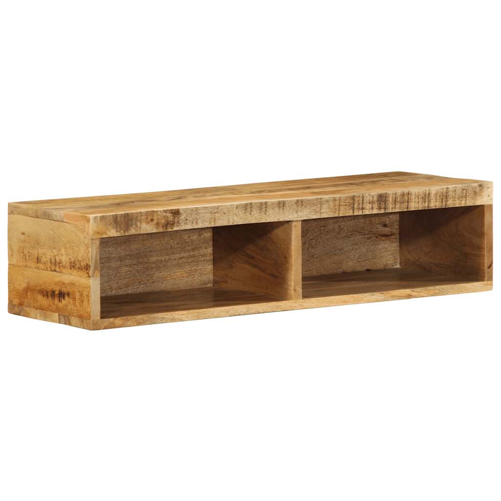 vidaXL Tv-meubel wandmontage 100x30x19 cm massief ruw mangohout - Aashly