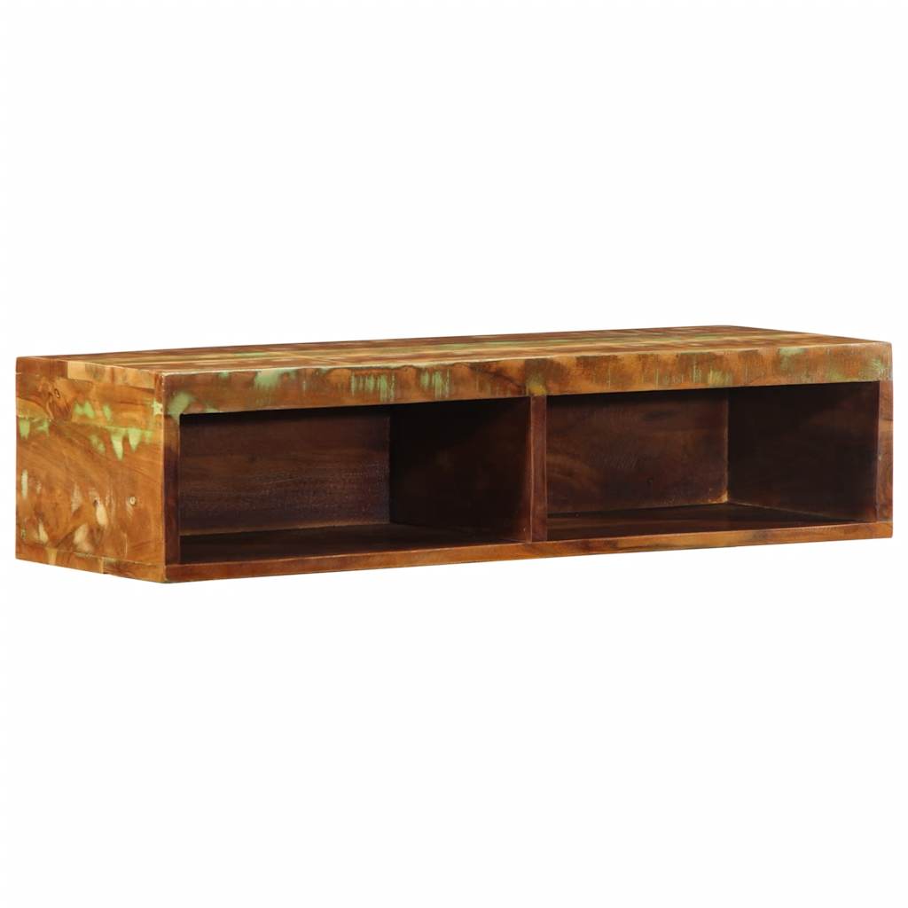 vidaXL Tv-meubel wandmontage 100x30x19 cm massief ruw mangohout - Aashly