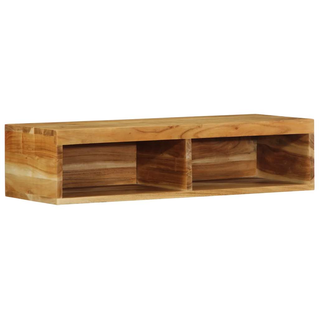 vidaXL Tv-meubel wandmontage 100x30x19 cm massief ruw mangohout - Aashly